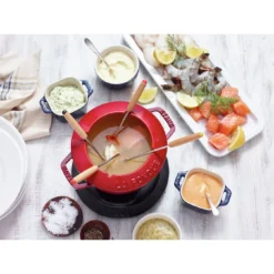 Staub Fondue Set 16 Cm, Kirsch-Rot -Staub 000010810