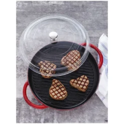 Staub Gewölbter Glasdeckel 20 Cm, Glas -Staub 000011687