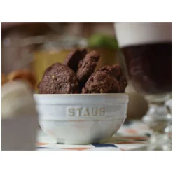 Staub Schüssel 12 Cm, Keramik, Elfenbein-Weiß -Staub 000017366