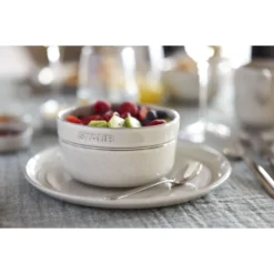 Staub Schüssel 10 Cm, Keramik, Weisser Trüffel 9 Staub Schüssel 10 Cm, Keramik, Weisser Trüffel -Staub 000019554