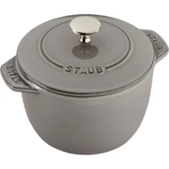 Staub Reis-Cocotte 16 Cm, Rund, Graphit-Grau, Gusseisen -Staub 11721 618 1