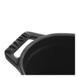 Staub Mini Cocotte 11 Cm, Oval, Schwarz, Gusseisen -Staub 40500 111 0 4