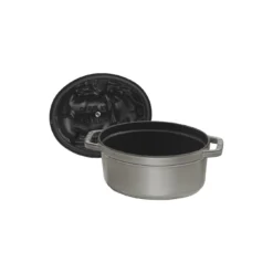 Staub Cocotte 17 Cm, Oval, Graphit-Grau, Gusseisen -Staub 40500 176 0 6