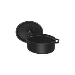 Staub Cocotte 33 Cm, Oval, Schwarz, Gusseisen -Staub 40500 231 0 6 1