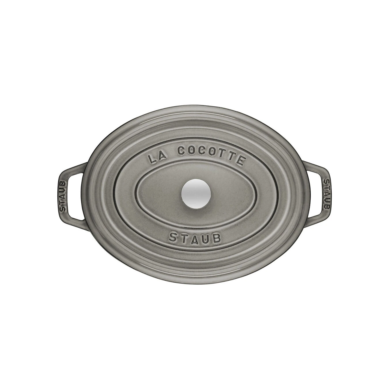Staub Cocotte 33 Cm, Oval, Graphit-Grau, Gusseisen 2 Staub Cocotte 33 Cm, Oval, Graphit-Grau, Gusseisen – Bild 2
