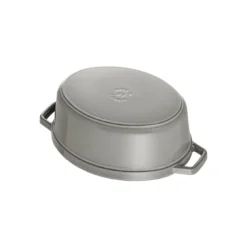 Staub Cocotte 15 Cm, Oval, Graphit-Grau, Gusseisen 10 Staub Cocotte 15 Cm, Oval, Graphit-Grau, Gusseisen -Staub 40500 236 0 6