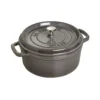 Staub Cocotte 18 Cm, Rund, Graphit-Grau, Gusseisen