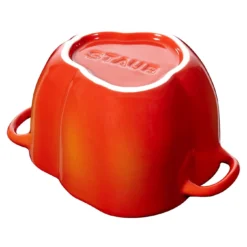 Staub Cocotte 11 Cm, Paprika, Orange-Rot, Keramik -Staub 40500 325 0 6