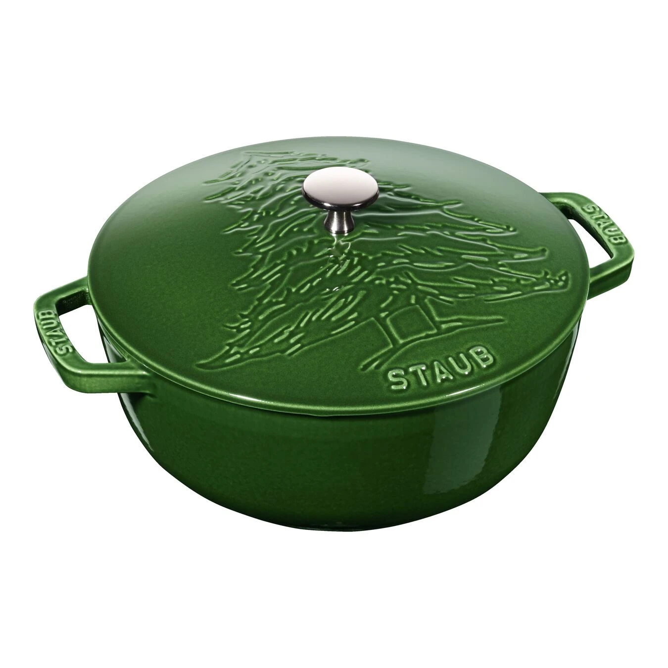 Staub Bräter Baum-Dekor 24 Cm, Gusseisen 1 Staub Bräter Baum-Dekor 24 Cm, Gusseisen