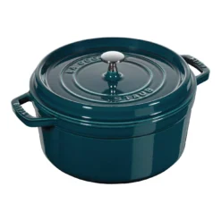 Staub Cocotte 28 Cm, Rund, La-Mer, Gusseisen