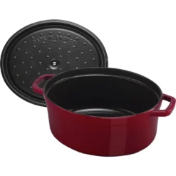Staub Cocotte 31 Cm, Oval, Bordeaux, Gusseisen -Staub 40502 279 0 000000231