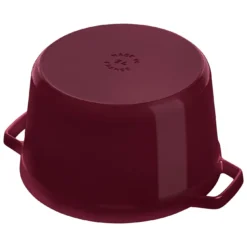 Staub Cocotte Tief 24 Cm, Rund, Bordeaux, Gusseisen -Staub 40506566 4