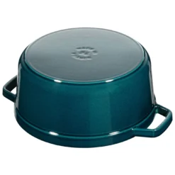Staub Cocotte 24 Cm, Rund, La-Mer, Gusseisen -Staub 40508 654 0 2