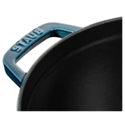Staub Cocotte 24 Cm, Rund, La-Mer, Gusseisen -Staub 40508 654 0 3
