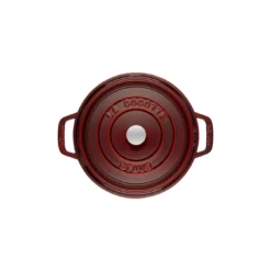 Staub Cocotte 26 Cm, Rund, Grenadine-Rot, Gusseisen -Staub 40509 355 0 2