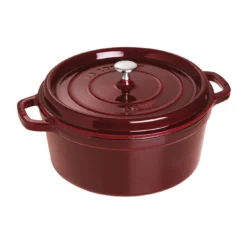 Staub Cocotte 28 Cm, Rund, Grenadine-Rot, Gusseisen