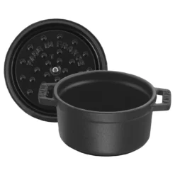 Staub Cocotte 12 Cm, Rund, Schwarz, Gusseisen -Staub 40509 471 0 000000882