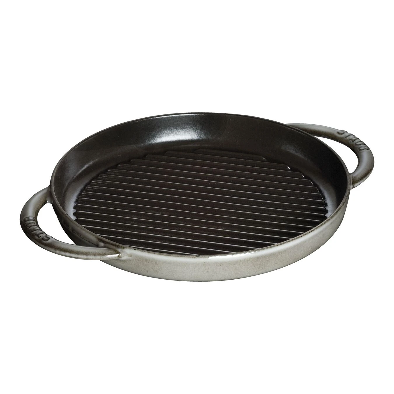 Staub Grillpfanne 26 Cm, Rund, Graphit-Grau, Gusseisen 1 Staub Grillpfanne 26 Cm, Rund, Graphit-Grau, Gusseisen