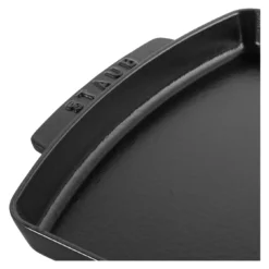 Staub Teller Mit Holzunterlage 33 Cm X 22 Cm, Gusseisen, Schwarz 8 Staub Teller Mit Holzunterlage 33 Cm X 22 Cm, Gusseisen, Schwarz -Staub 40509 523 0 000000882
