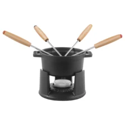 Staub Mini Fondue Set 10 Cm, Schwarz 5 Staub Mini Fondue Set 10 Cm, Schwarz -Staub 40509 587 0 000000875