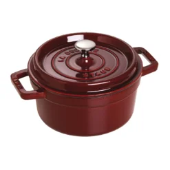 Staub Cocotte 22 Cm, Rund, Grenadine-Rot, Gusseisen