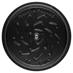 Staub Reis-Cocotte 16 Cm, Rund, Schwarz, Gusseisen -Staub 40509 655 0 6