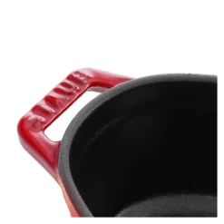 Staub Mini Cocotte 11 Cm, Oval, Kirsch-Rot, Gusseisen -Staub 40509 807 0 3