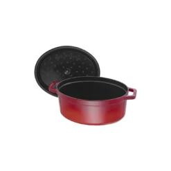 Staub Cocotte 23 Cm, Oval, Kirsch-Rot, Gusseisen -Staub 40509 830 0 5 4