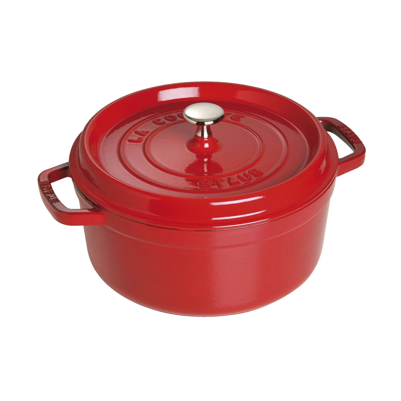 Staub Cocotte 18 Cm, Rund, Kirsch-Rot, Gusseisen 2 Staub Cocotte 18 Cm, Rund, Kirsch-Rot, Gusseisen – Bild 2