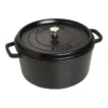 Staub Cocotte 30 Cm, Rund, Schwarz, Gusseisen