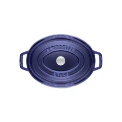 Staub Cocotte 29 Cm, Oval, Dunkelblau, Gusseisen -Staub 40510 288 0 2 2
