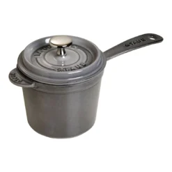 Staub Stieltopf 18 Cm, Gusseisen, Graphit-Grau