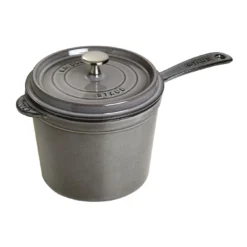 Staub Stieltopf 18 Cm, Gusseisen, Graphit-Grau -Staub 40510 316 0 2