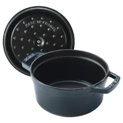 Staub Cocotte 20 Cm, Rund, La-Mer, Gusseisen -Staub 40510 593 0 3