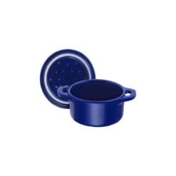Staub Mini Cocotte 10 Cm, Rund, Dunkelblau, Keramik -Staub 40510 786 0 6