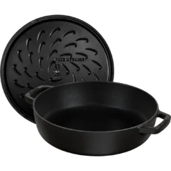 Staub Bräter Mit Chistera Drop-Structure 24 Cm, Gusseisen -Staub 40511 473 0 2