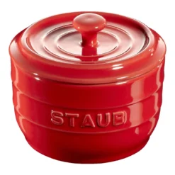Staub Salzfass Kirsch-Rot, Keramik