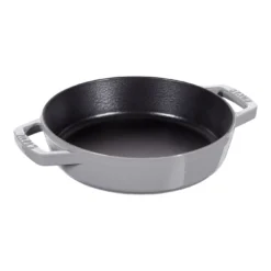 Staub Bratpfanne Mit 2 Griffen 20 Cm, Gusseisen, Graphit-Grau