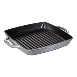 Staub Grillpfanne 28 X 28 Cm, Gusseisen, Graphit-Grau