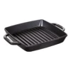 Staub Grillpfanne 23 X 23 Cm, Gusseisen, Schwarz