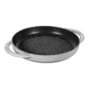 Staub Pure Grill 23 Cm, Rund, Graphit-Grau, Gusseisen