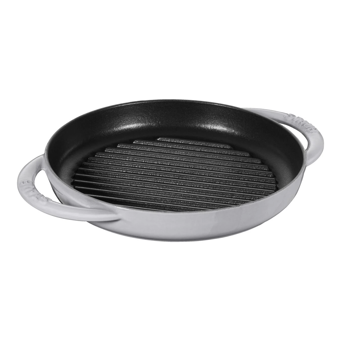 Staub Pure Grill 23 Cm, Rund, Graphit-Grau, Gusseisen 1 Staub Pure Grill 23 Cm, Rund, Graphit-Grau, Gusseisen