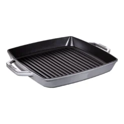 Staub Grillpfanne 33 X 33 Cm, Gusseisen, Graphit-Grau