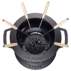 Staub Fondue Set 18 Cm, Schwarz 7 Staub Fondue Set 18 Cm, Schwarz -Staub 40511 971 0 3