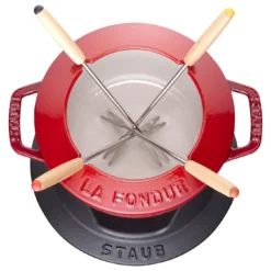 Staub Fondue Set 16 Cm, Kirsch-Rot -Staub 40511 973 0 2