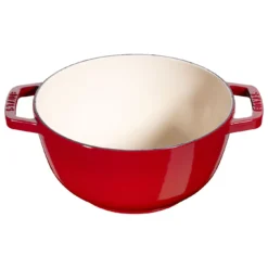 Staub Fondue Set, 18cm, Kirschrot Innen Cremefarben 18 Cm, Kirsch-Rot -Staub 40511 974 0 3