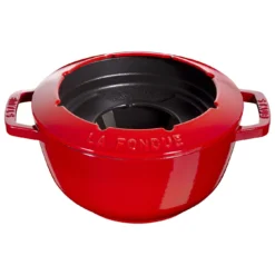 Staub Fondue Set 20 Cm, Kirsch-Rot 8 Staub Fondue Set 20 Cm, Kirsch-Rot -Staub 40511 975 0 2