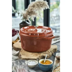 Staub Cocotte 26 Cm, Rund, Zimt, Gusseisen 11 Staub Cocotte 26 Cm, Rund, Zimt, Gusseisen -Staub 424418894