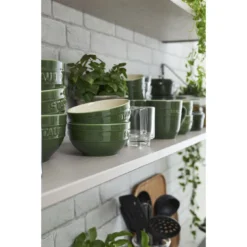 Staub Schüssel 12 Cm, Keramik, Basilikum-Grün -Staub 750032037