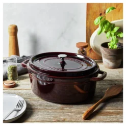 Staub Cocotte 31 Cm, Oval, Grenadine-Rot, Gusseisen 10 Staub Cocotte 31 Cm, Oval, Grenadine-Rot, Gusseisen -Staub 750058436